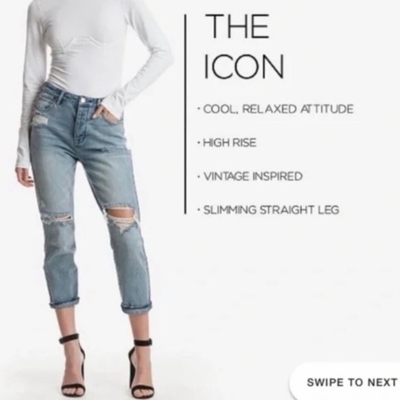 KENDALL & KYLIE The Icon High Rise Straight Jeans 3/26 - Picture 11 of 11